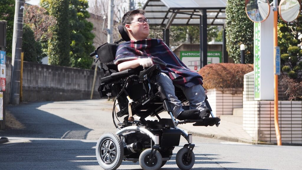 星空を見られる電動車いす