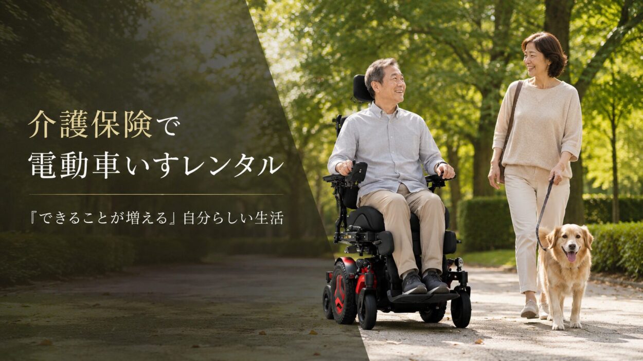 電動車いすは誰でも介護保険で借りられる？基本条件・申請4ステップを解説