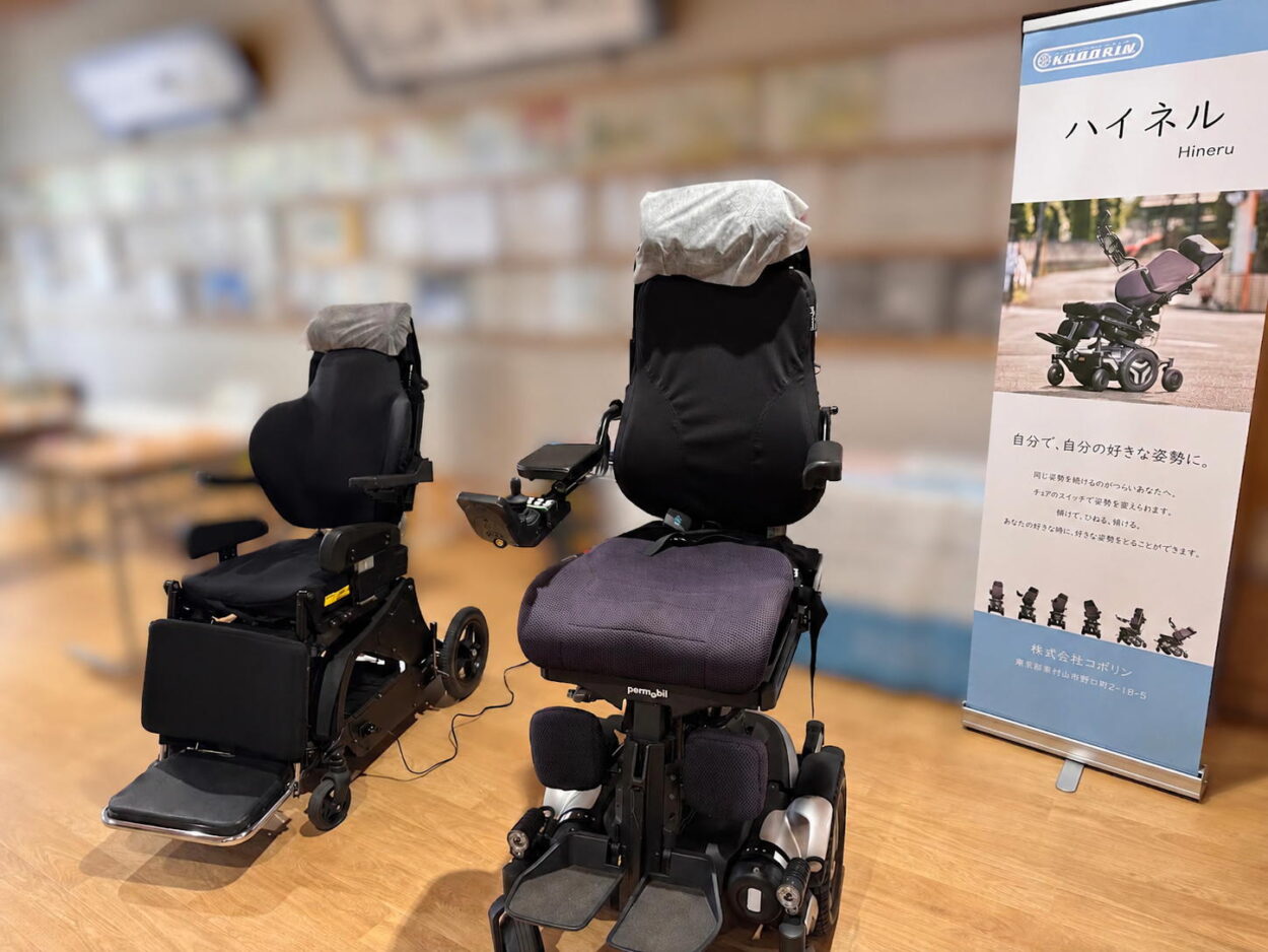 第62回関甲越肢P連 東京大会でハイネルを展示しました。子どもたちにとっての電動昇降機能の必要性